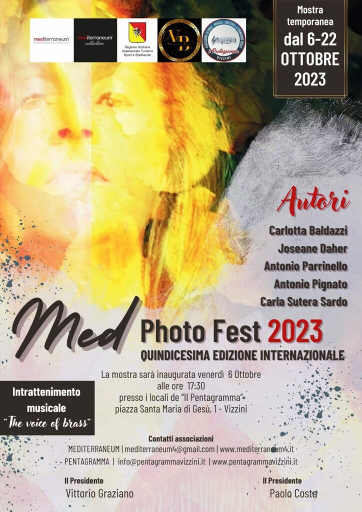 Locandina del Med Photo Fest 2023 a Vizzini
