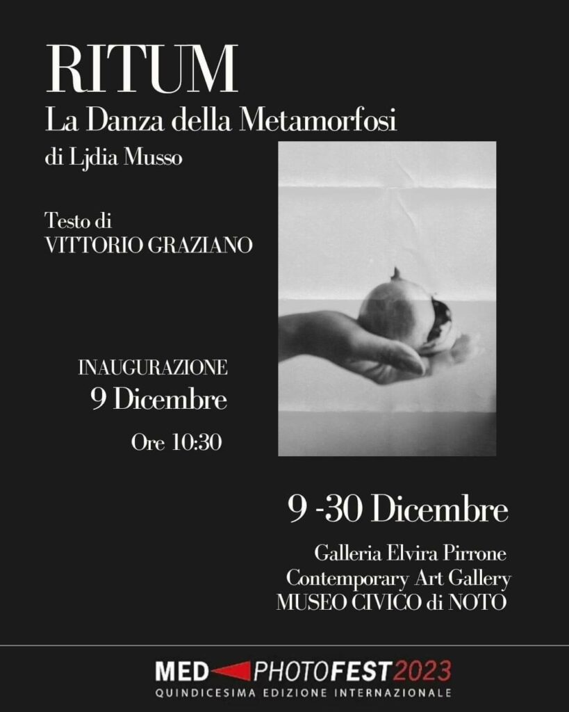 Ritum: La Danza della Metamorfosi " 2022-2023 Un progetto fotografico di Lidia Musso.